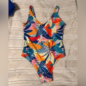Tropical Print Women's Swimsuit